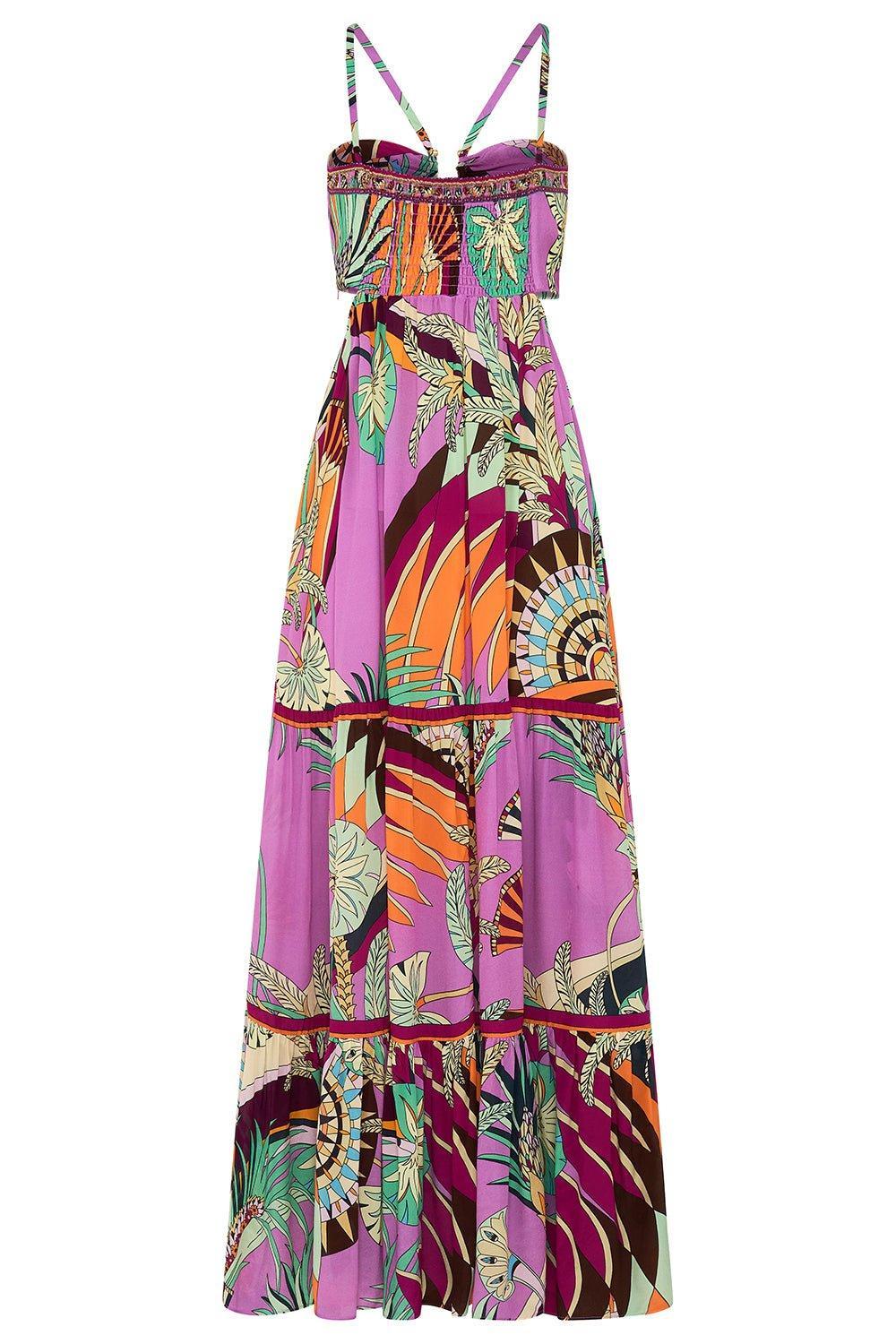 CAMILLA-Sleeveless Cut Out Dress-