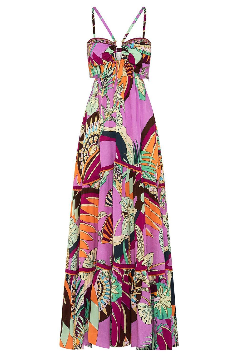 CAMILLA-Sleeveless Cut Out Dress-