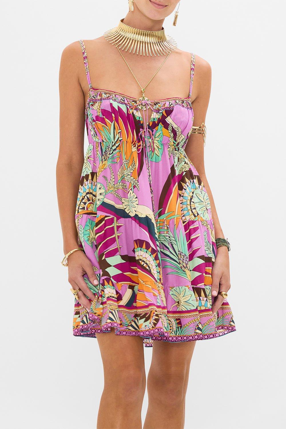 CAMILLA-Sleeveless Mini Dress-