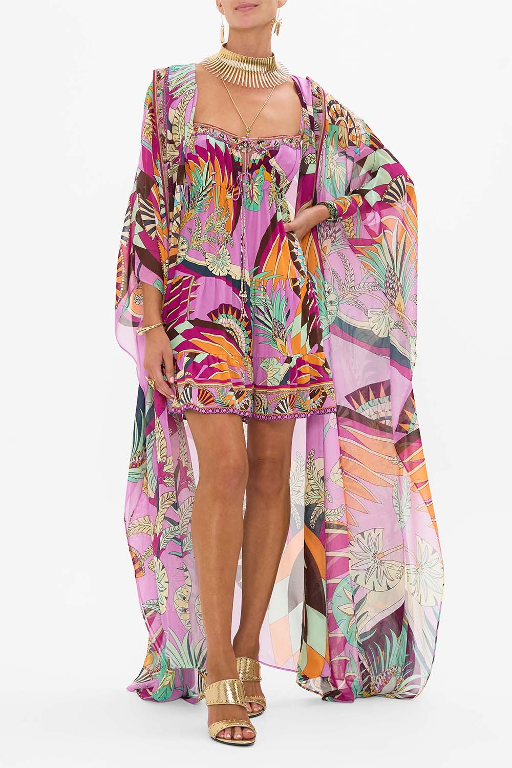 CAMILLA-Sleeveless Mini Dress-