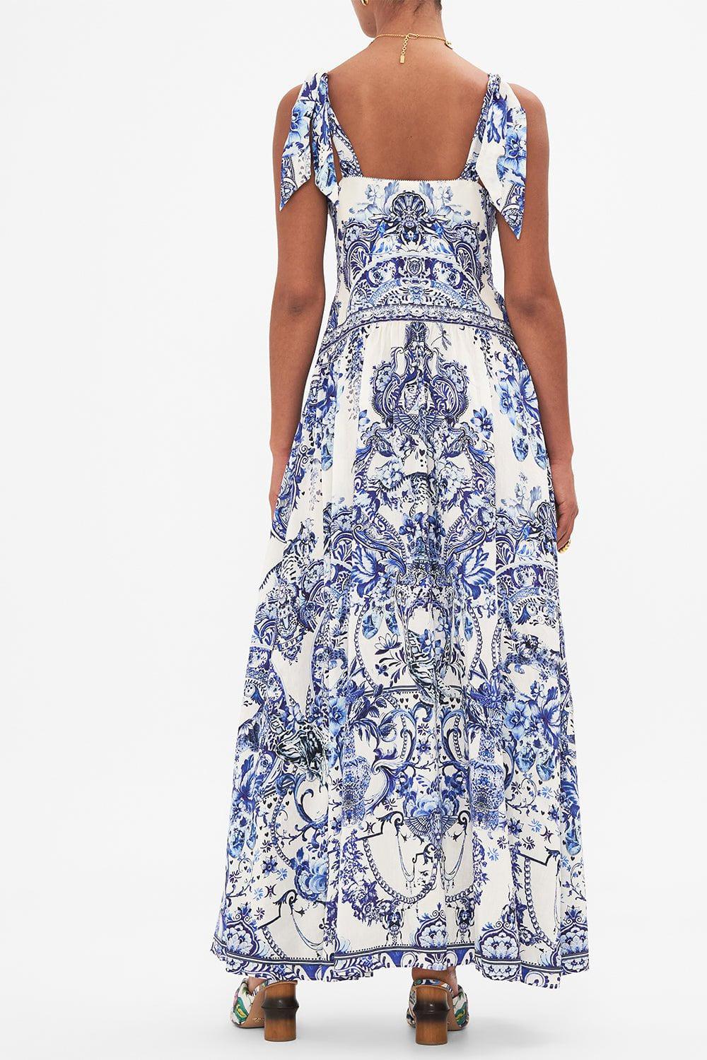 CAMILLA-Tie Shoulder Dress-
