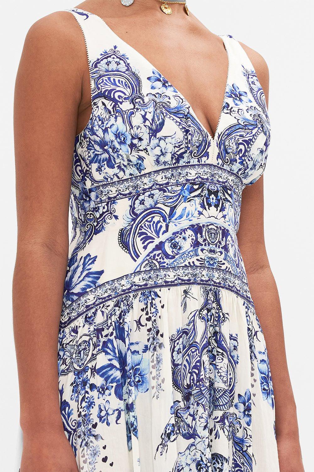 CAMILLA-Tie Shoulder Dress-