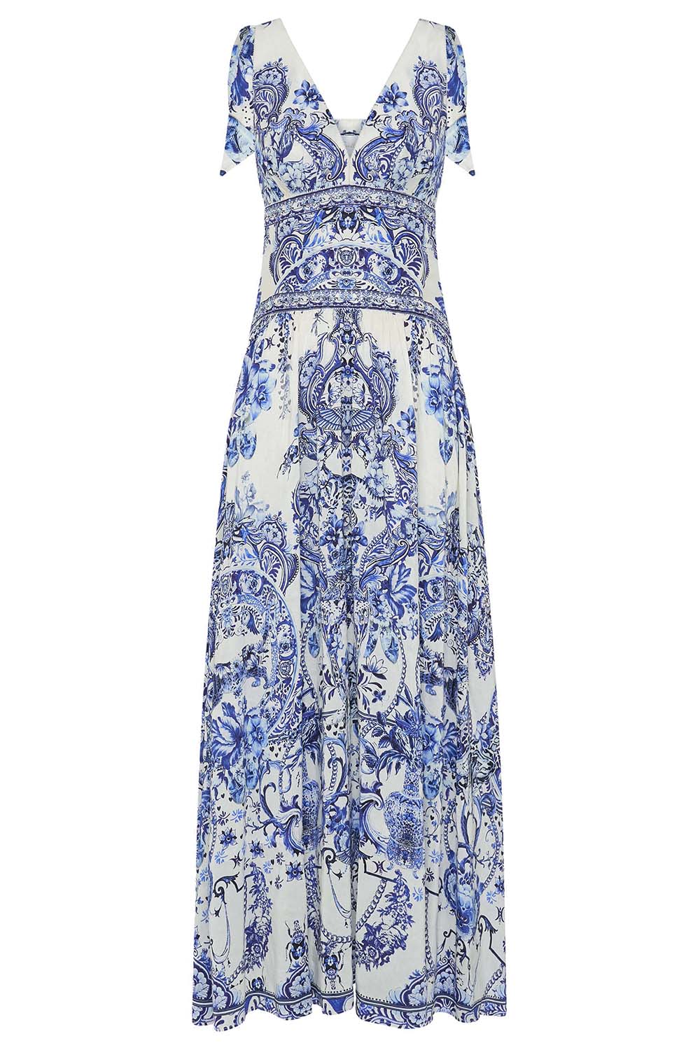 CAMILLA-Tie Shoulder Dress-