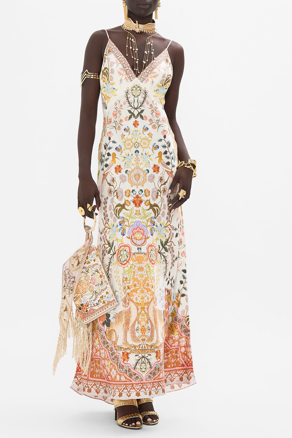 CAMILLA-Long Bias Slip Dress - In Honour Of Heirlooms-