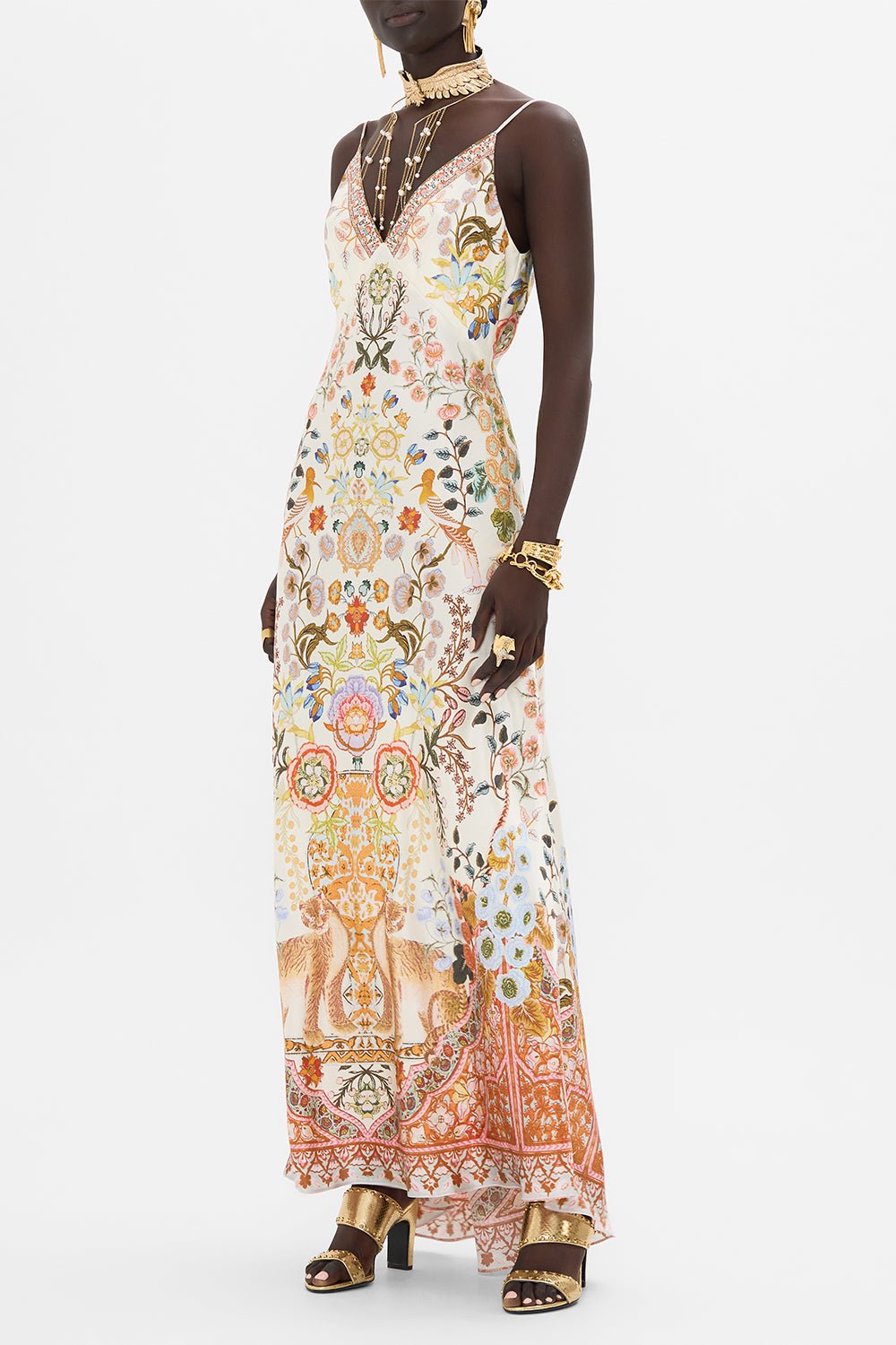 CAMILLA-Long Bias Slip Dress - In Honour Of Heirlooms-
