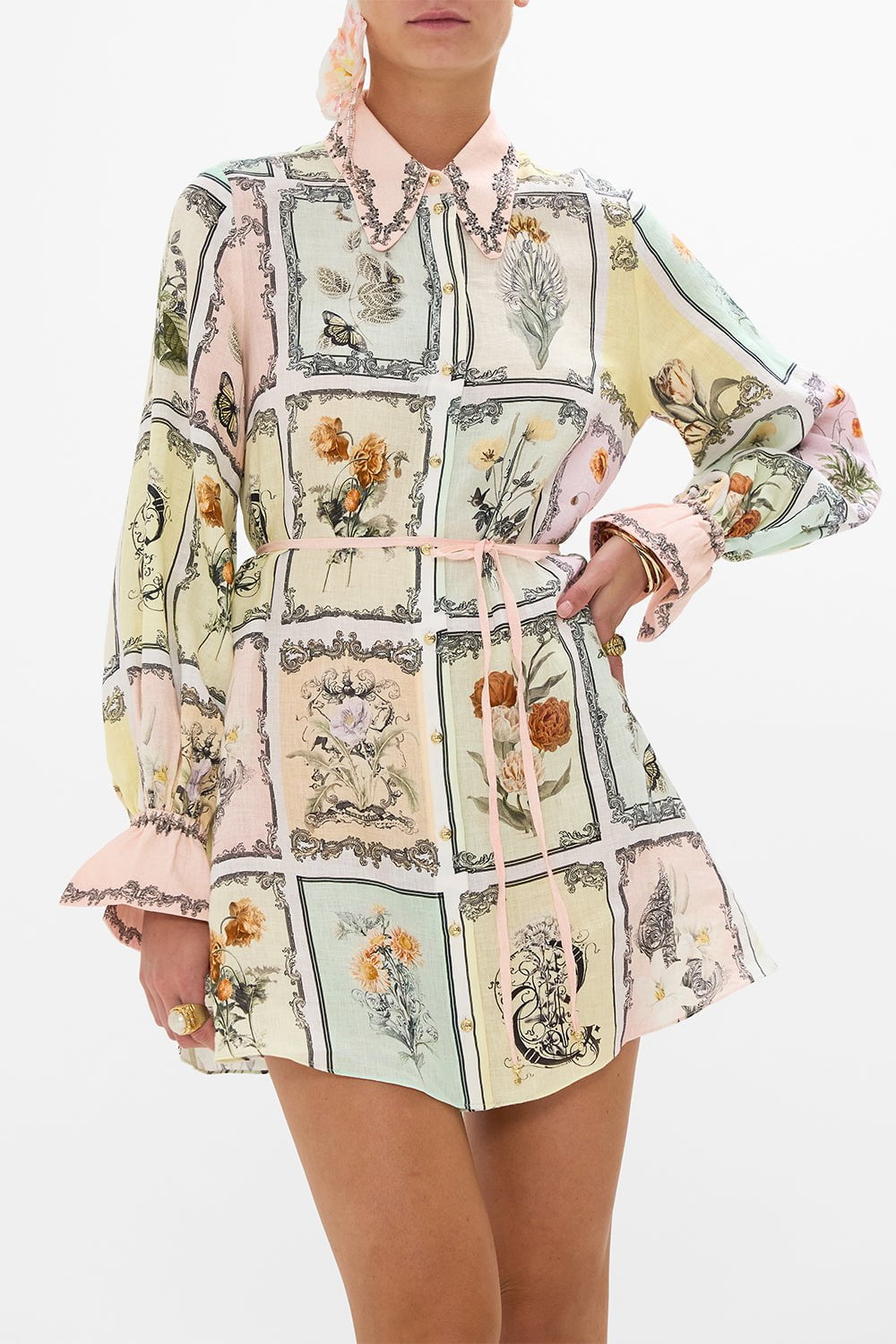 CAMILLA-Shift Shirt Dress-