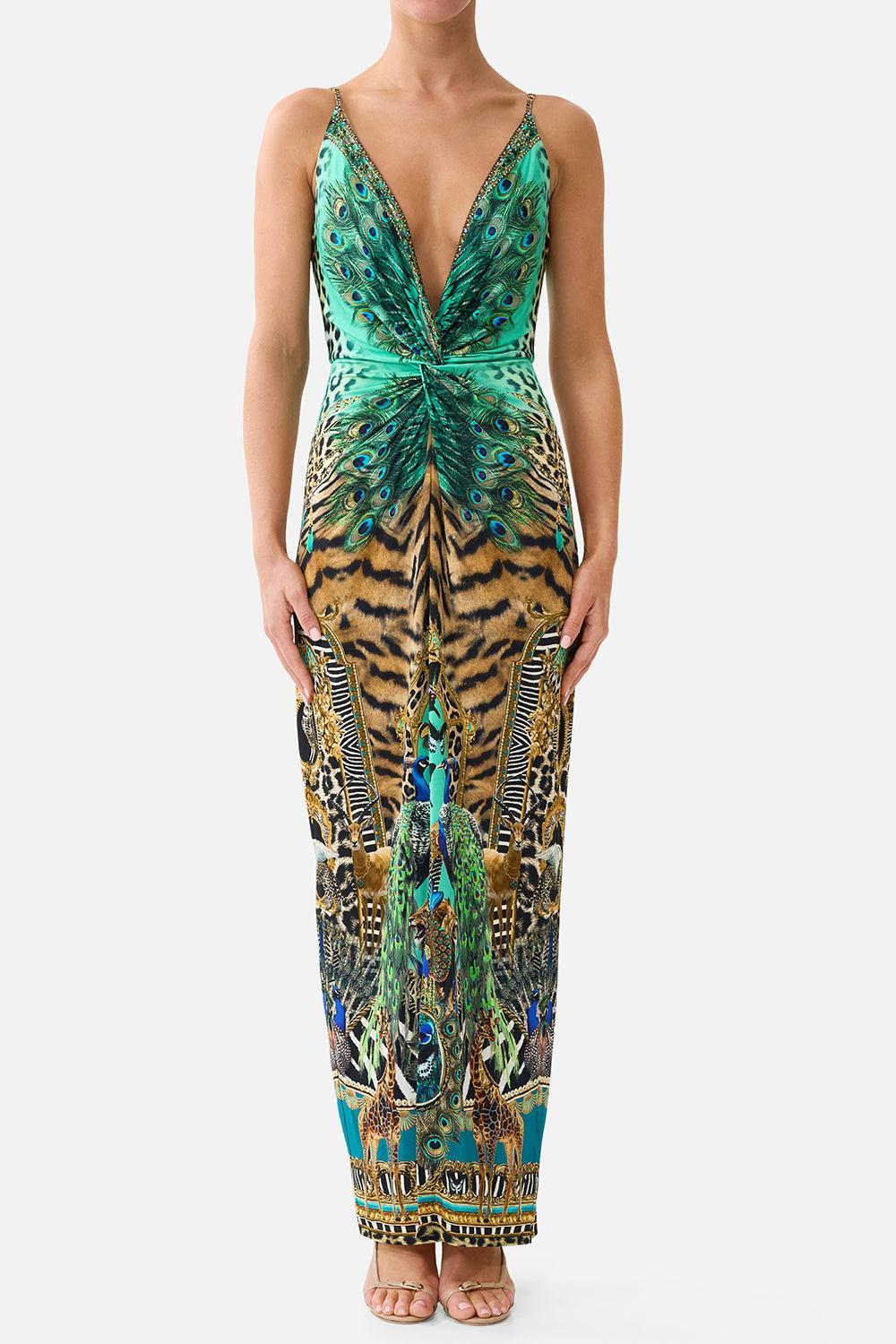 Twist Front Strappy Dress-NOVELTY-XXS-CLOTHINGDRESSCASUAL-CAMILLA