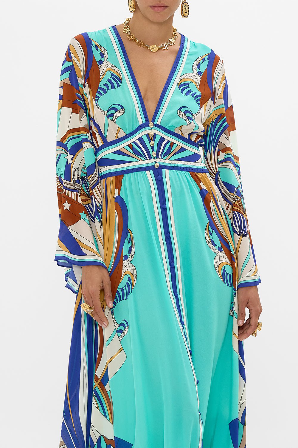 CAMILLA-Kimono Sleeve Dress-