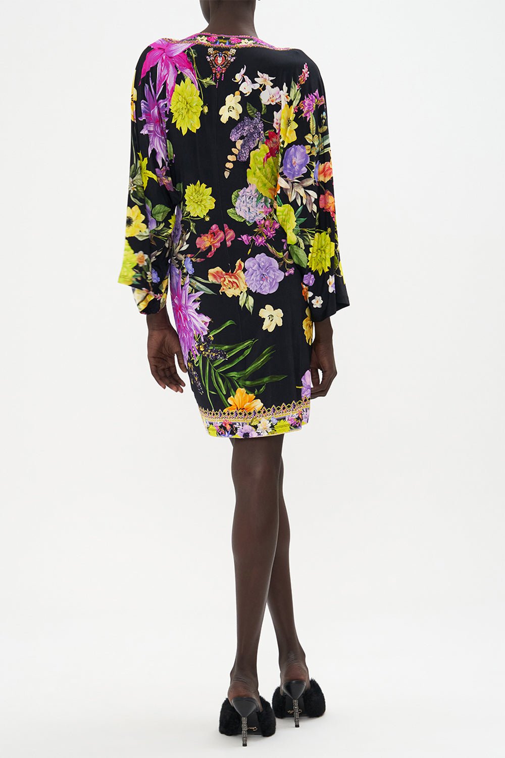 CAMILLA-Twist Front Mini Dress-