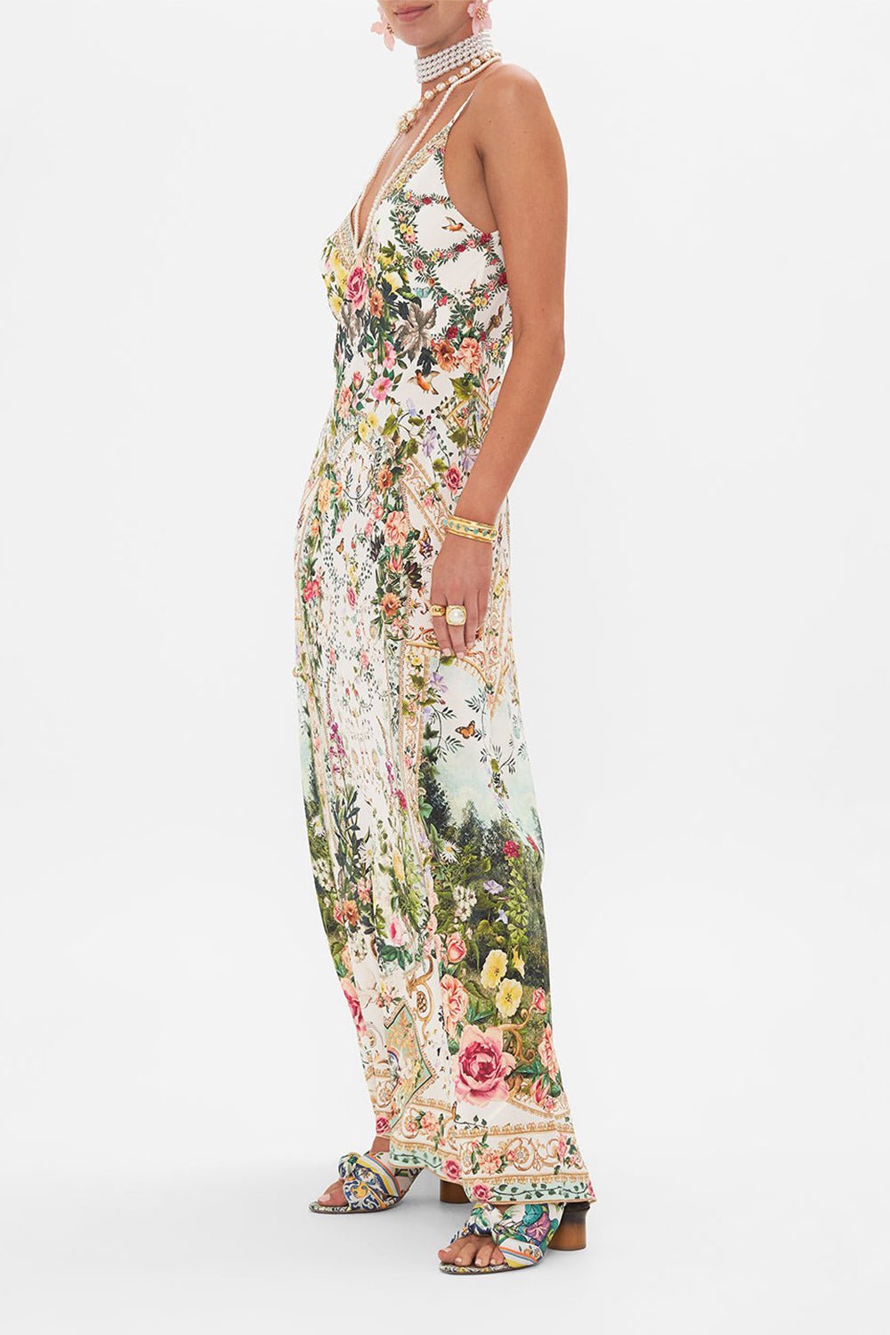 CAMILLA-Bias Slip Dress-