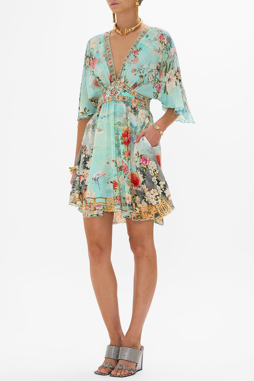 CAMILLA-Short Waisted Dress-