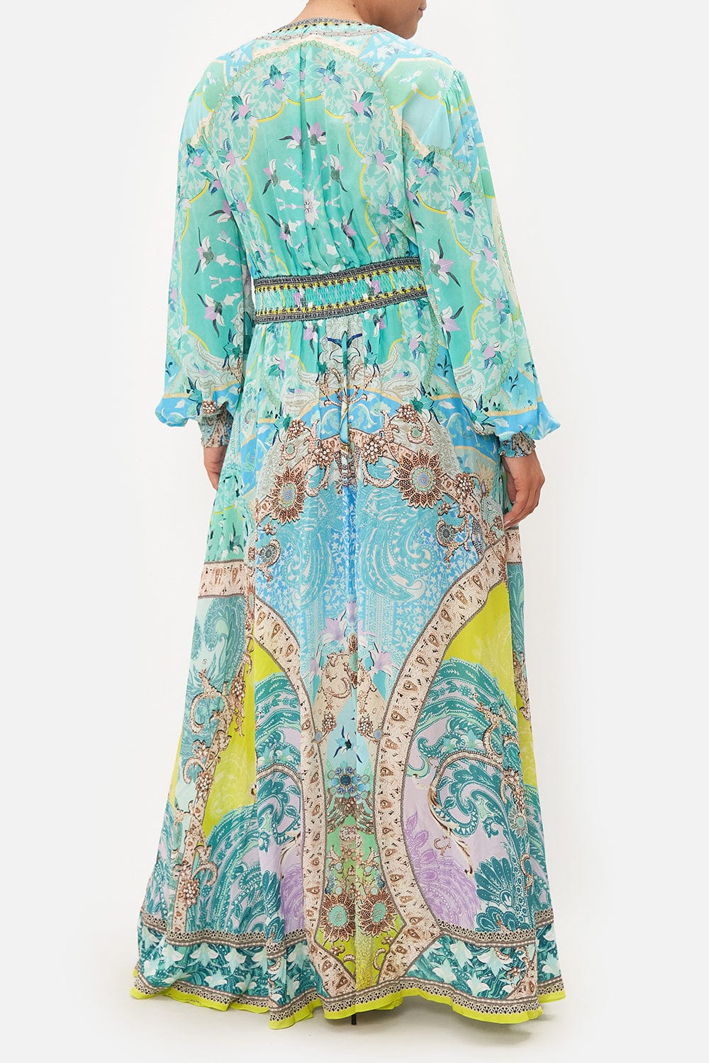 CAMILLA-Button Maxi Dress-