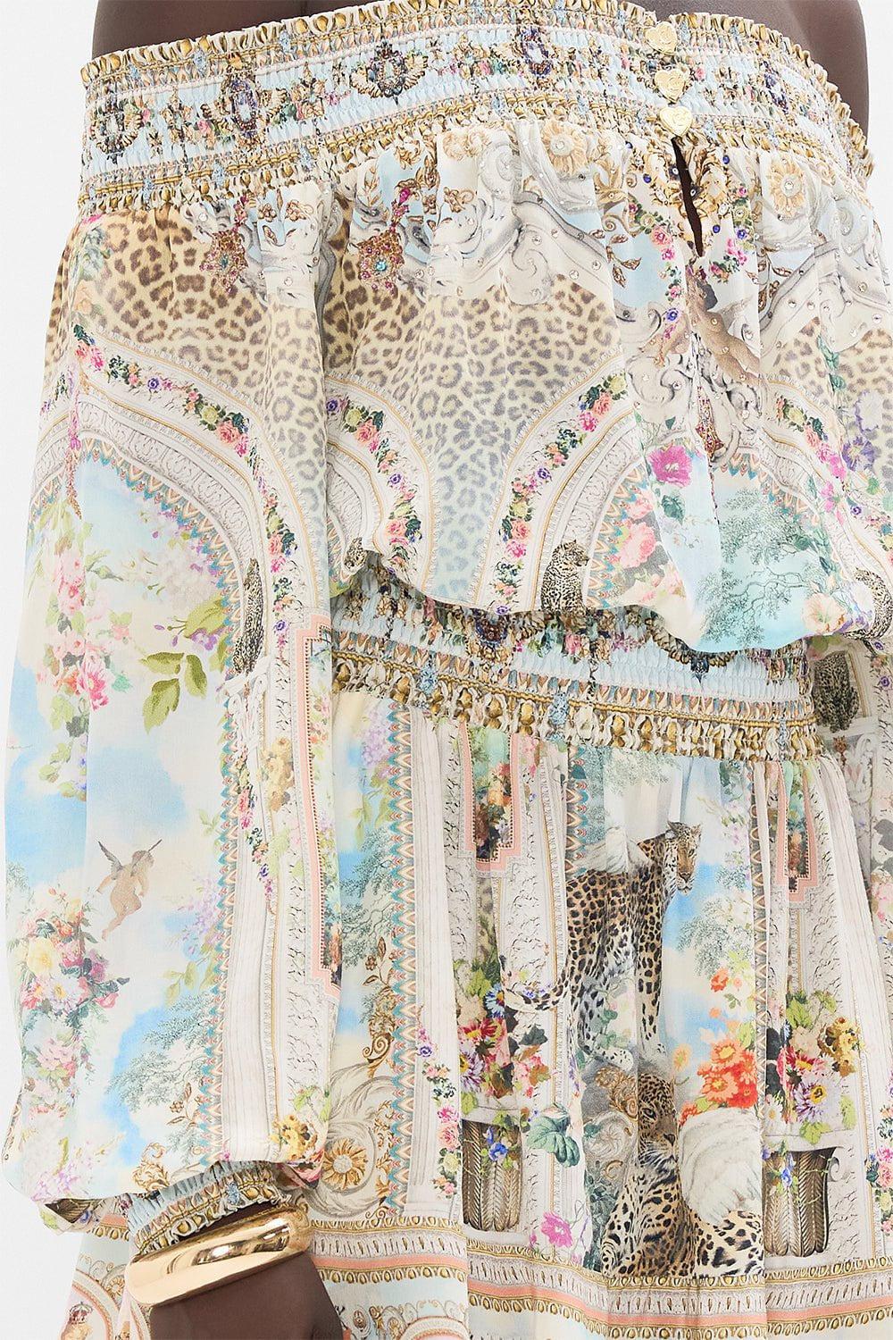 CAMILLA-Off Shoulder Short Dress-