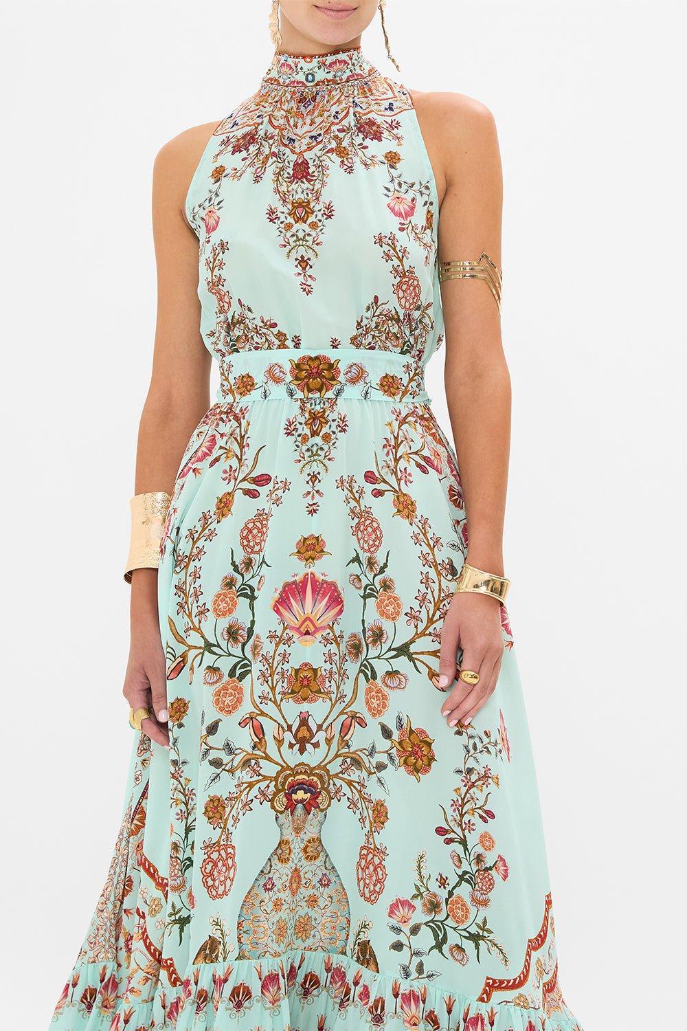 CAMILLA-Halterneck Long Dress-