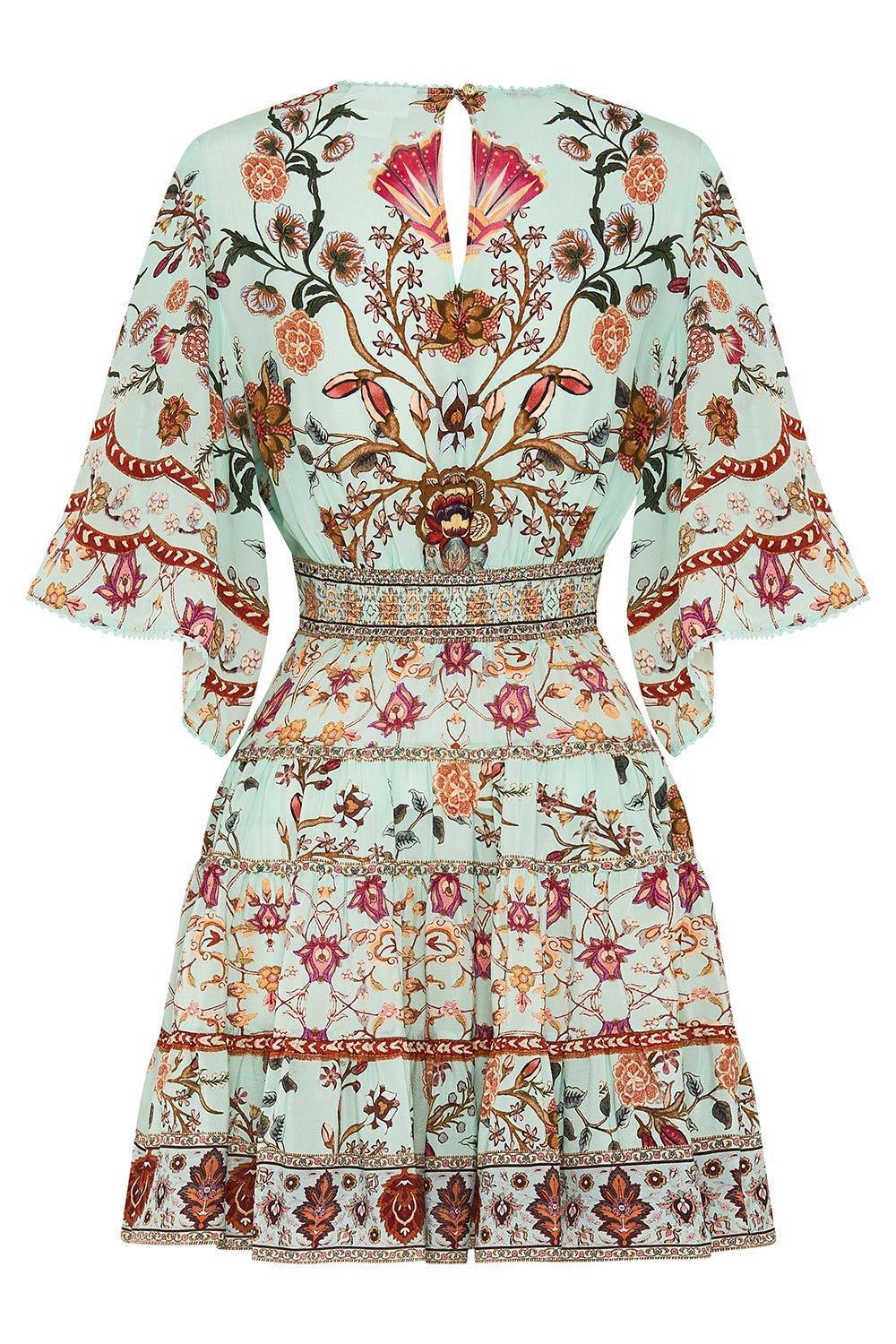 CAMILLA-Tiered Skirt Mini Dress-