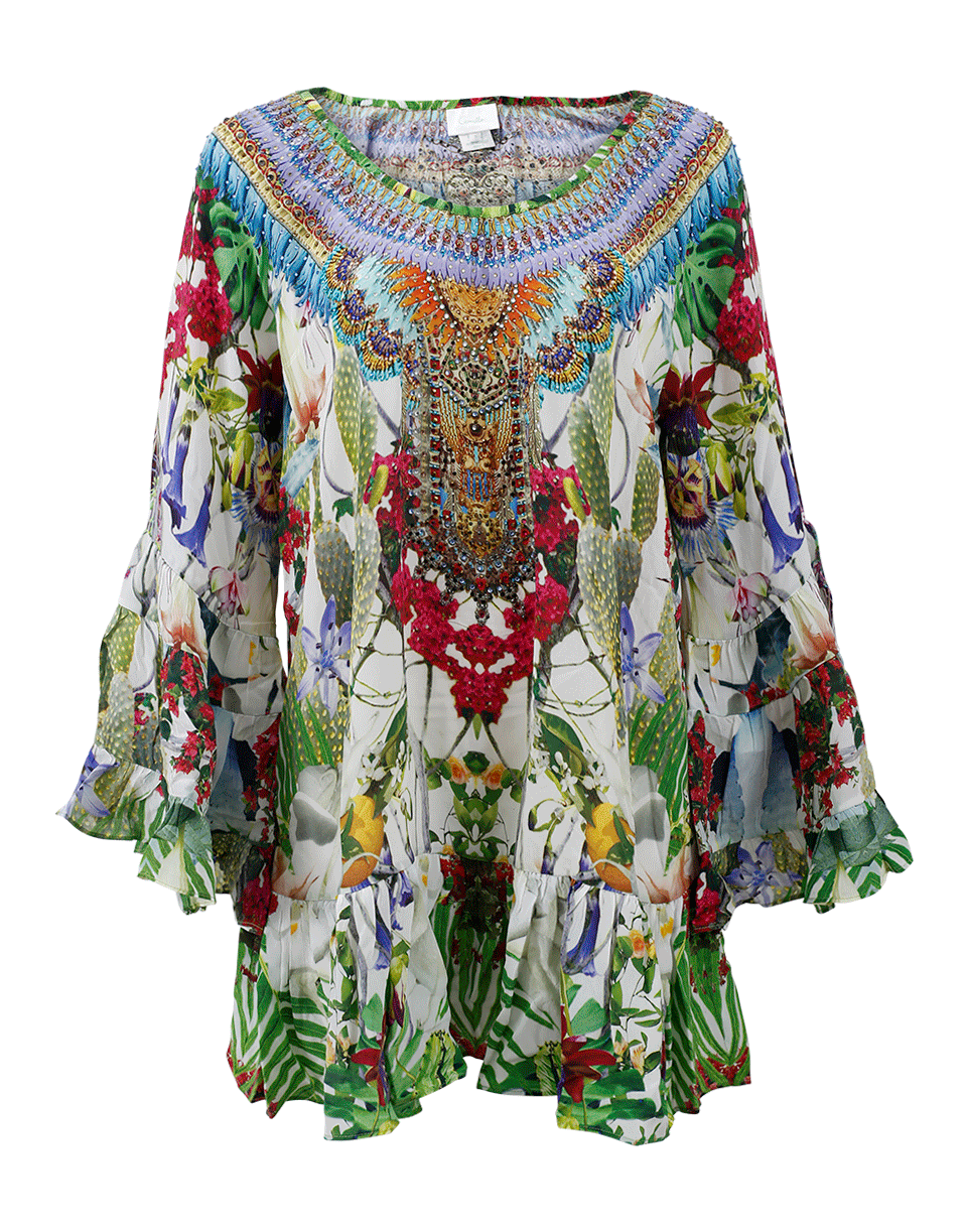CAMILLA-Frill Exotic Dress-