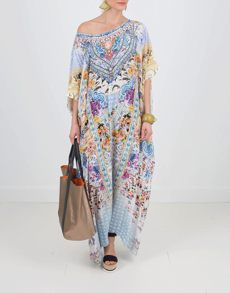CAMILLA-Round Neck Kaftan-GRLNXTDR