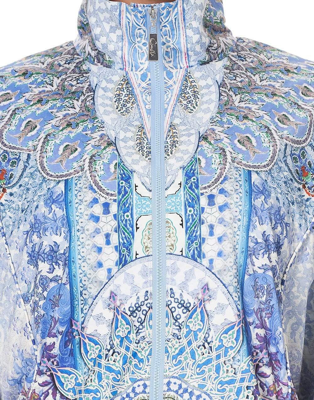 CAMILLA-Concubine Realm Zip Front Windbreaker Jacket-