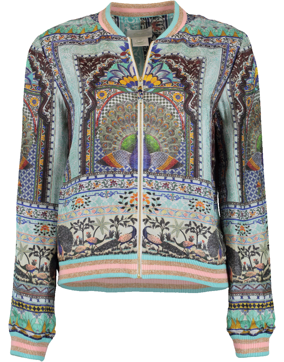 CAMILLA-Printed Bomber Jacket-