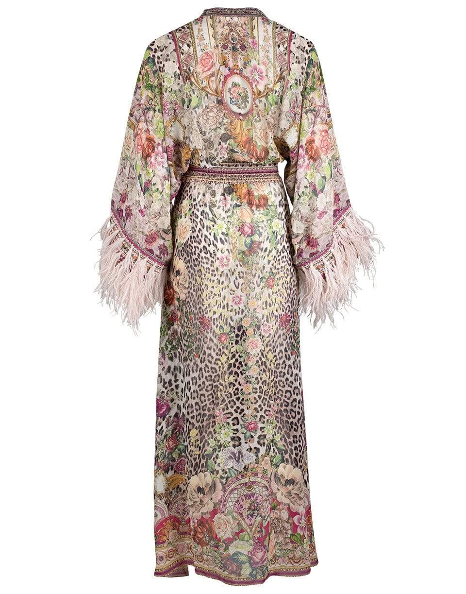CAMILLA-Robe With Elastic Back Waist-