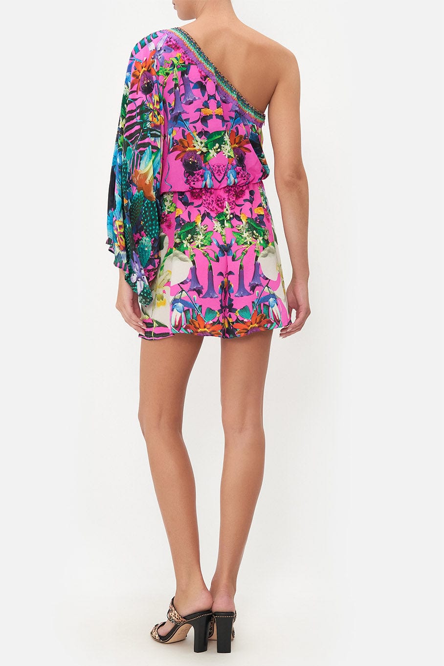 CAMILLA-One Shoulder Playsuit-