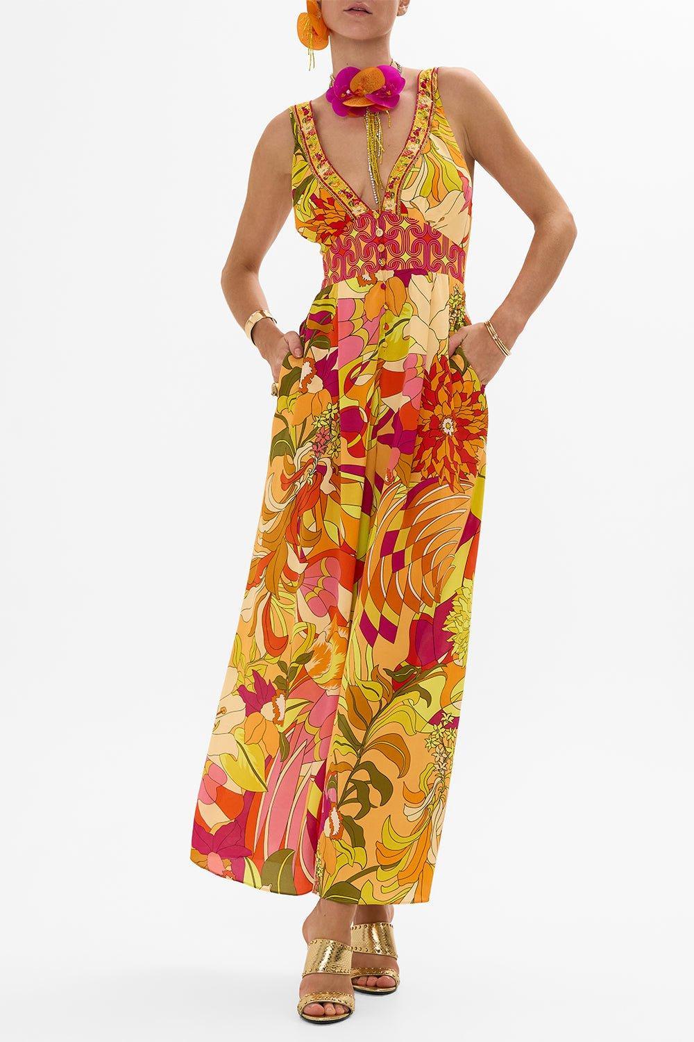 CAMILLA-Halterneck Jumpsuit-