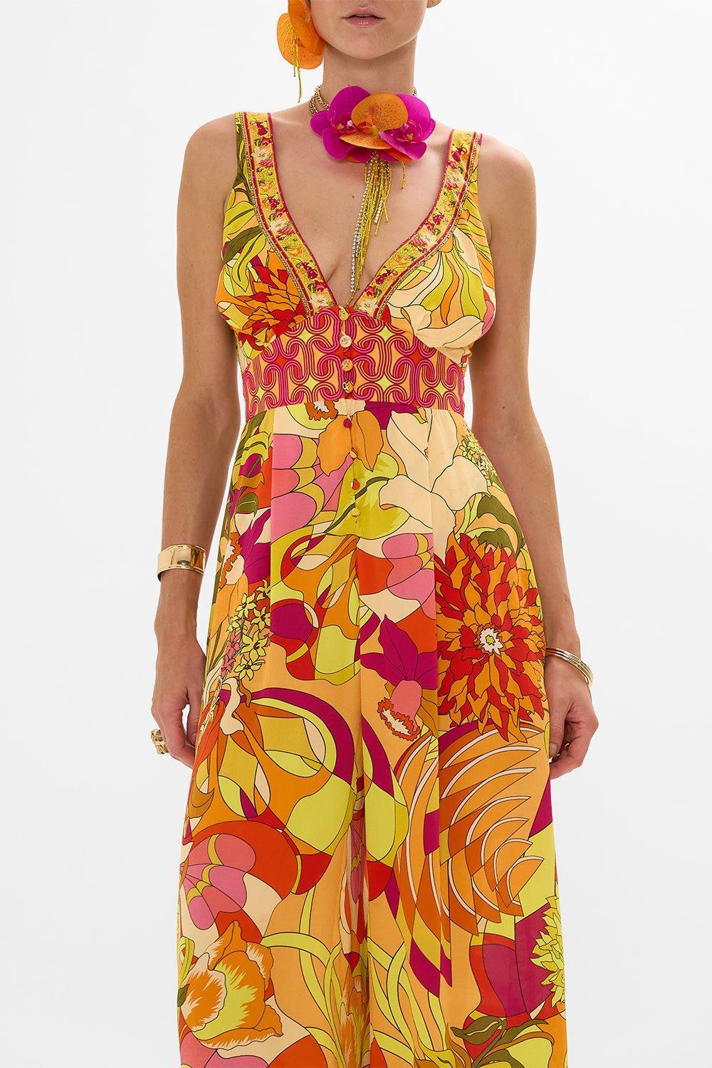 CAMILLA-Halterneck Jumpsuit-