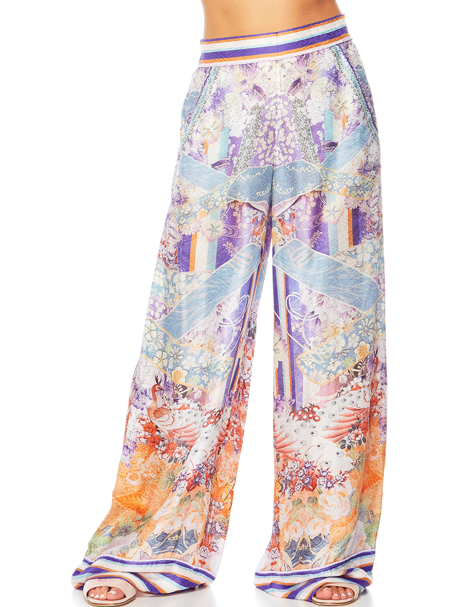 CAMILLA-Wide Leg Cuff Pant-