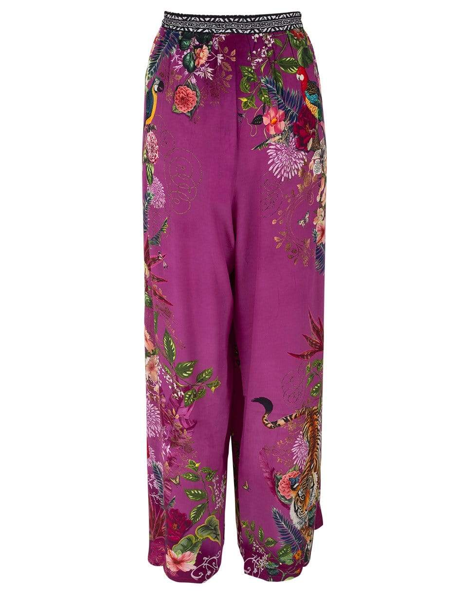 CAMILLA-Jungle Language Wide Leg Trouser-