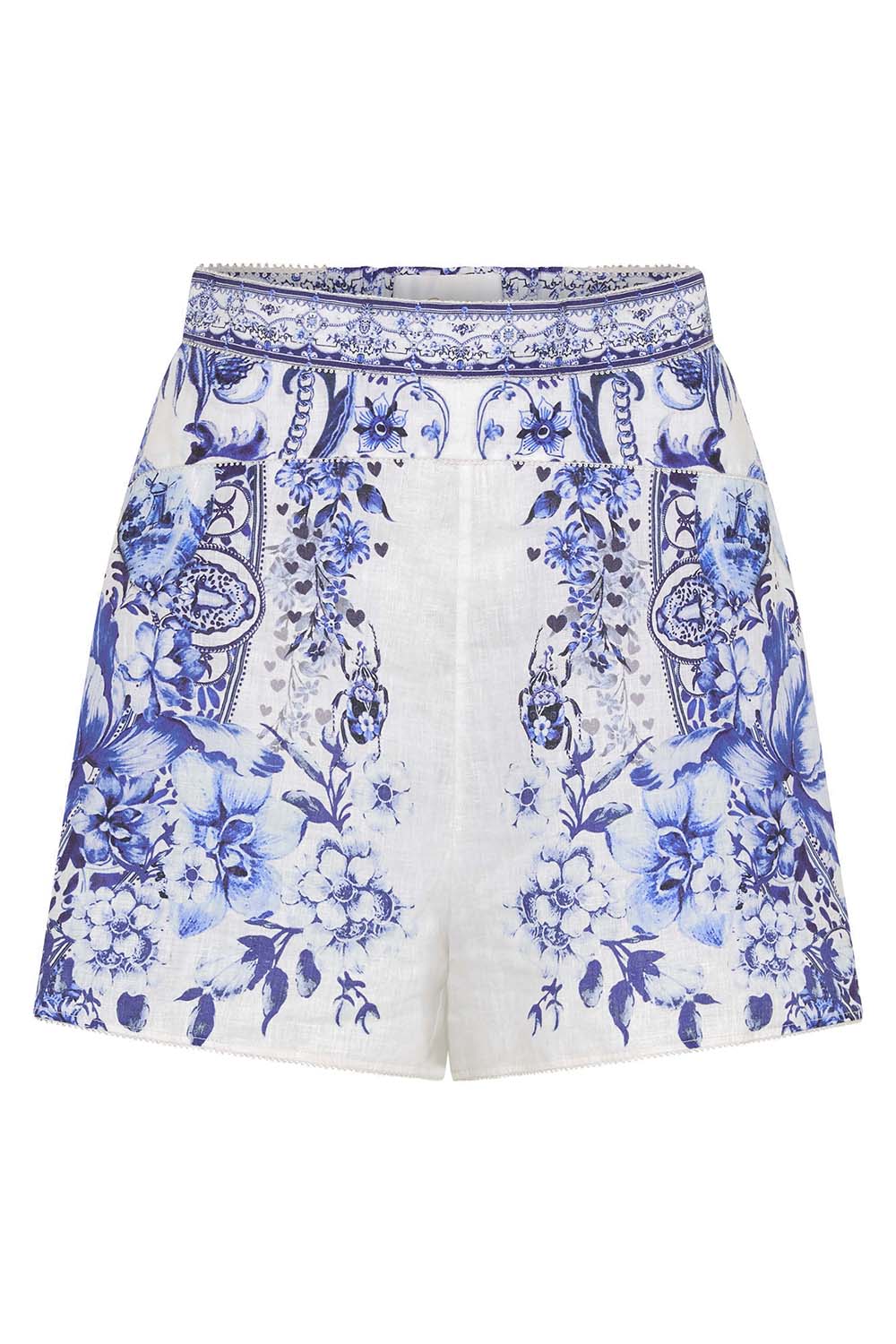 CAMILLA-Wide Waistband Shorts-
