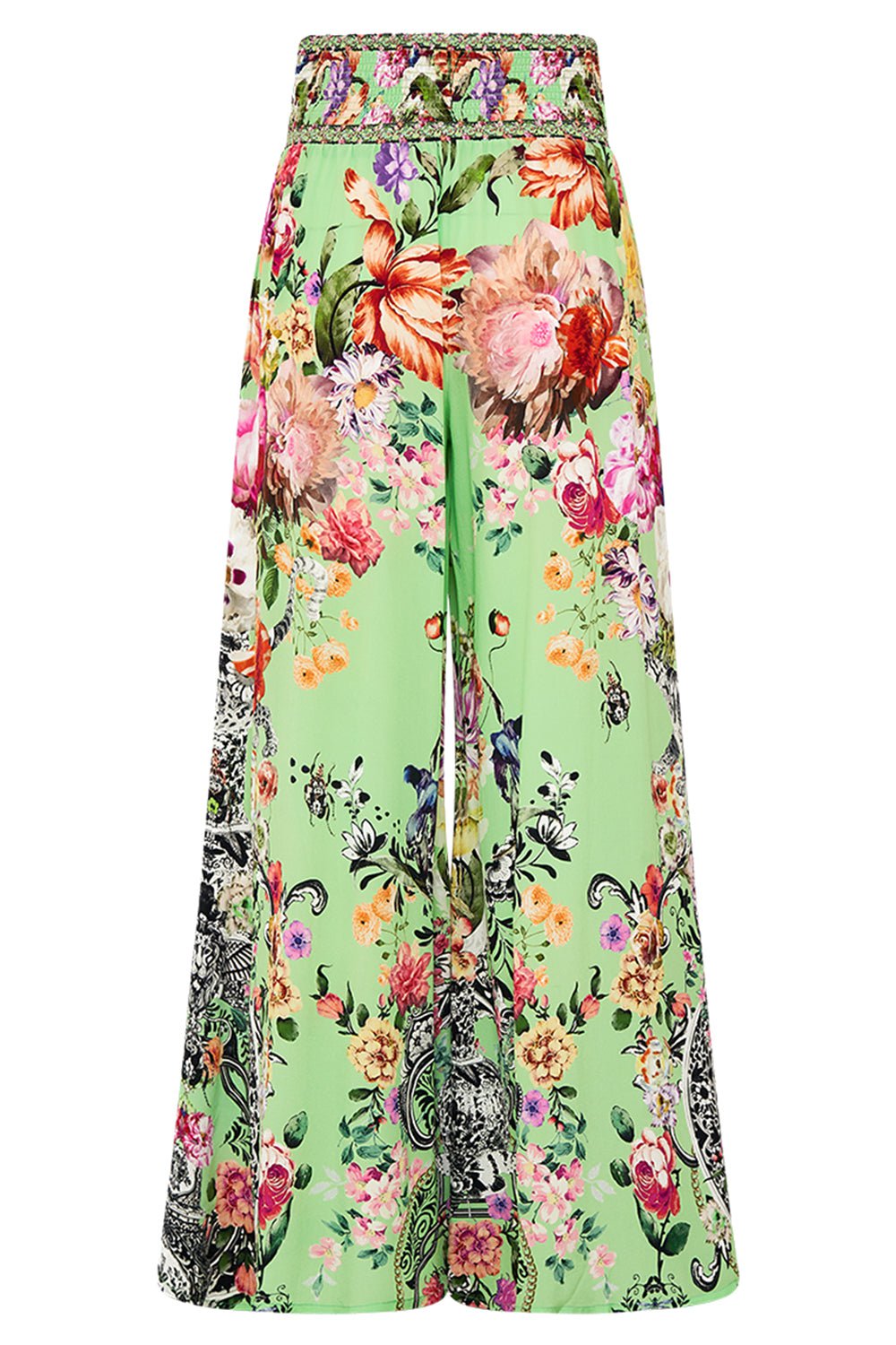 CAMILLA-Shirred Waist Pant-