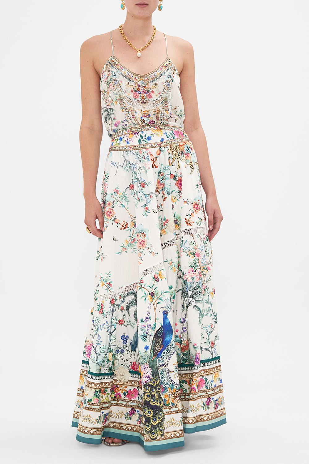 Camilladress Side Slit Knit Bodycon Maxi Skirt