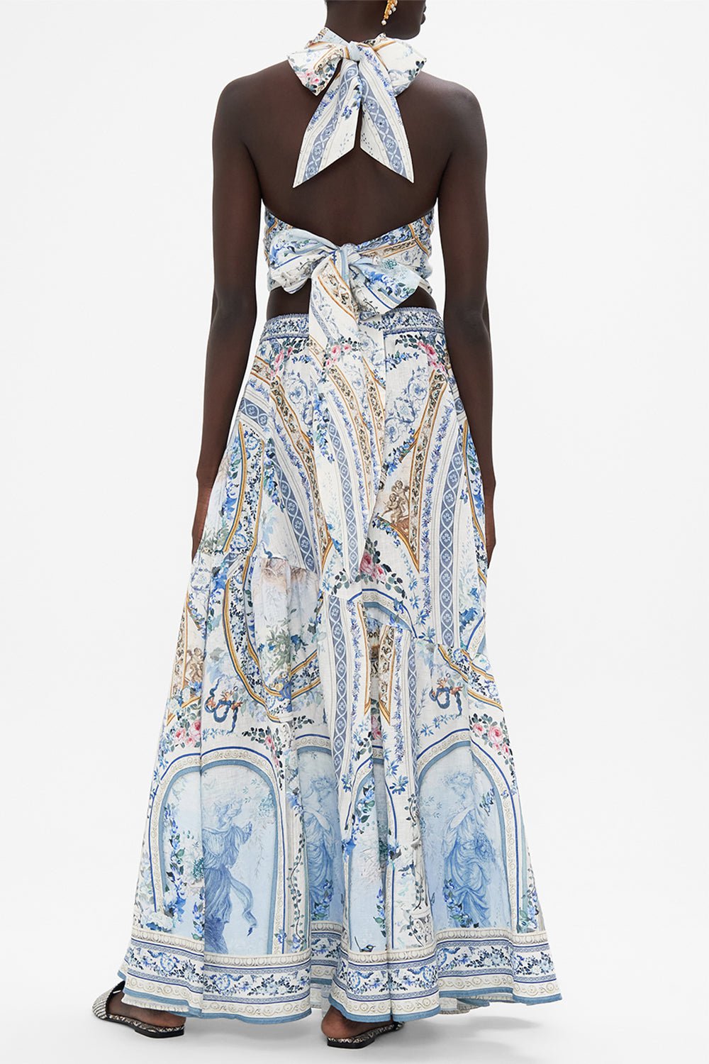 CAMILLA-Shaped Seam Skirt-