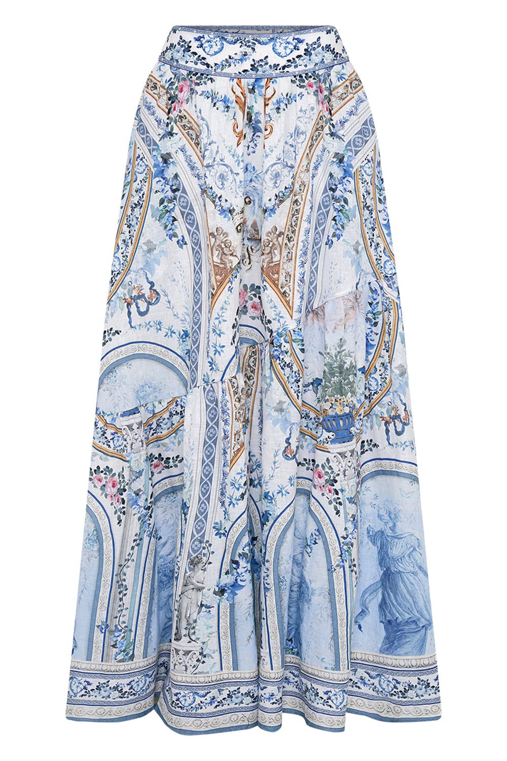 CAMILLA-Shaped Seam Skirt-