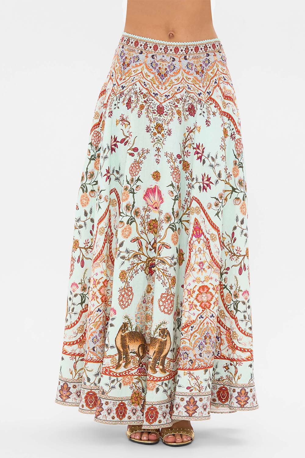 CAMILLA-Long Circle Skirt-