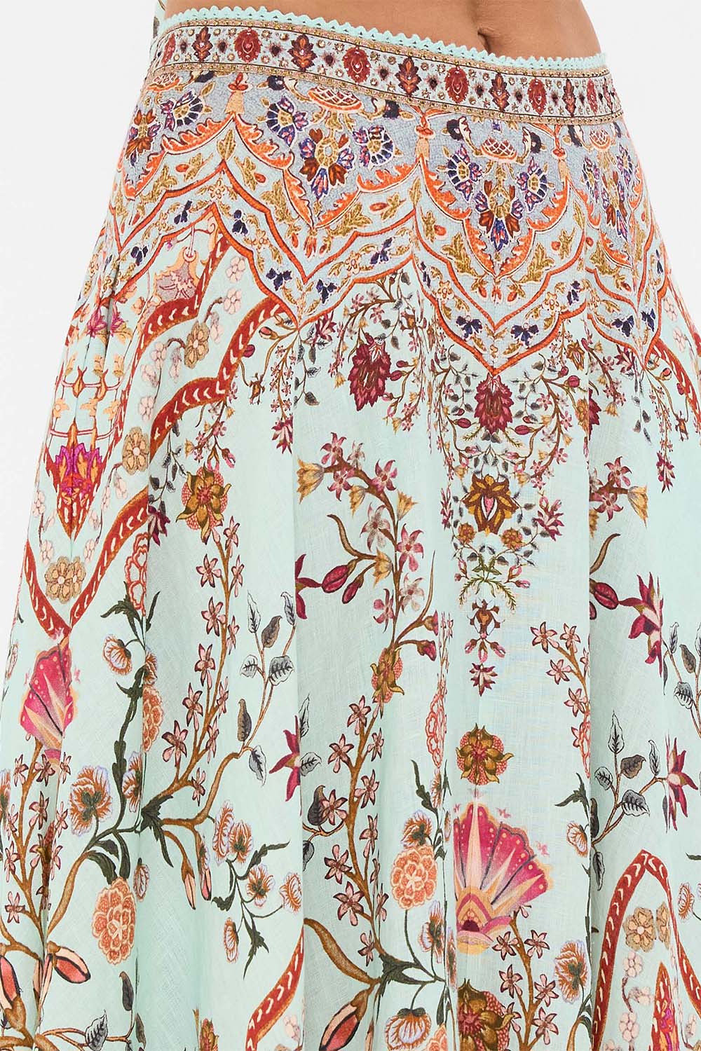 CAMILLA-Long Circle Skirt-