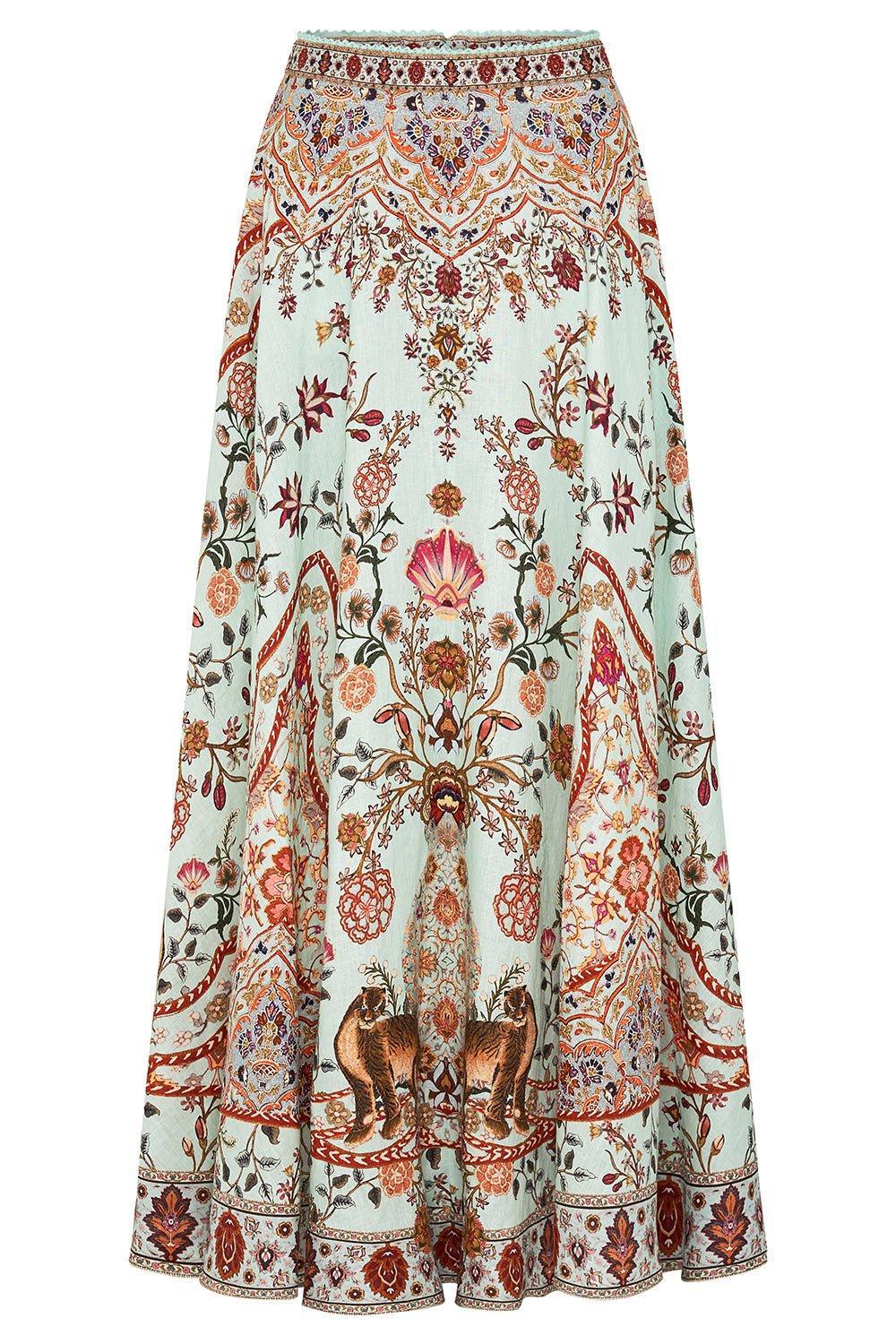 CAMILLA-Long Circle Skirt-