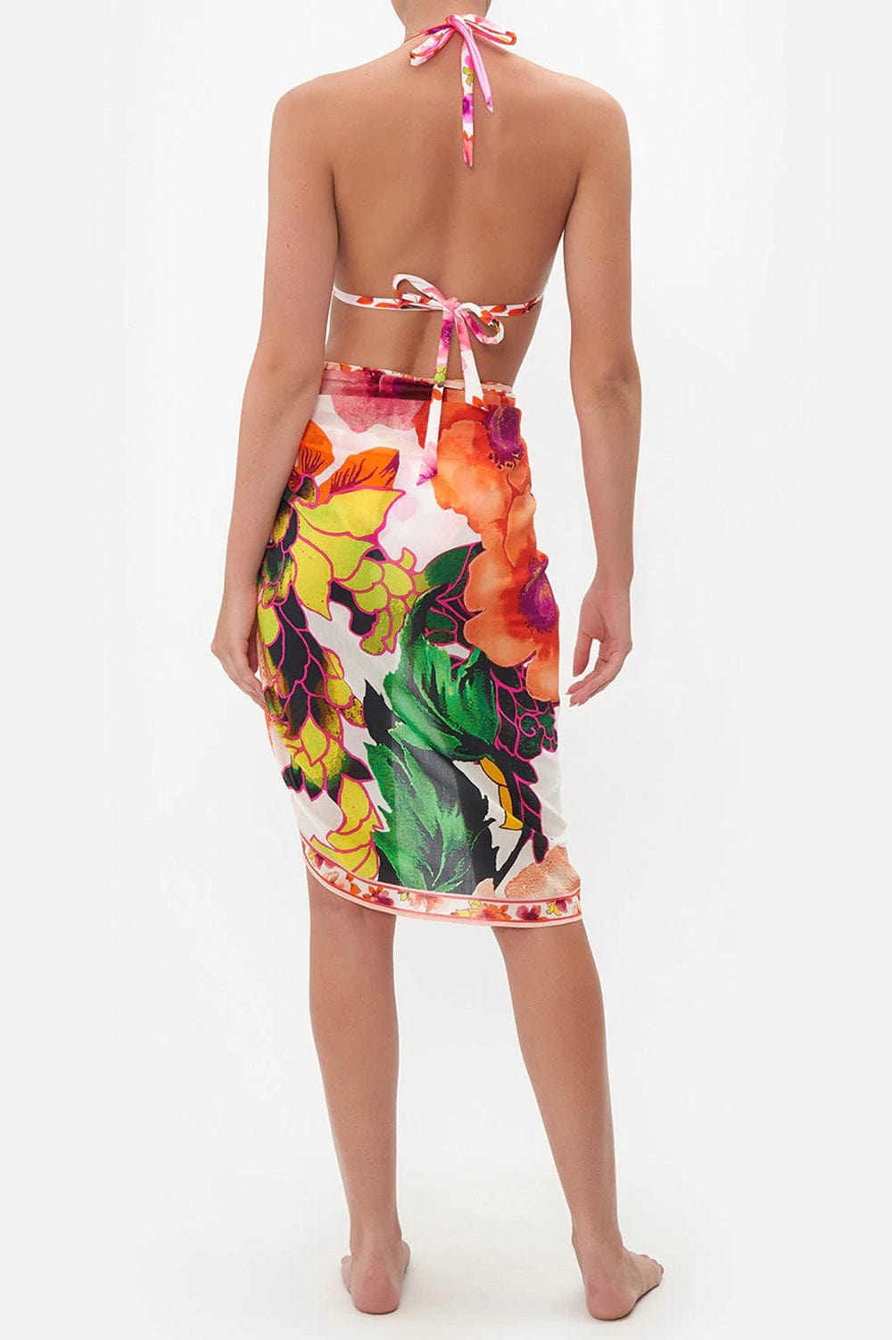 CAMILLA-Short Tassel Sarong-