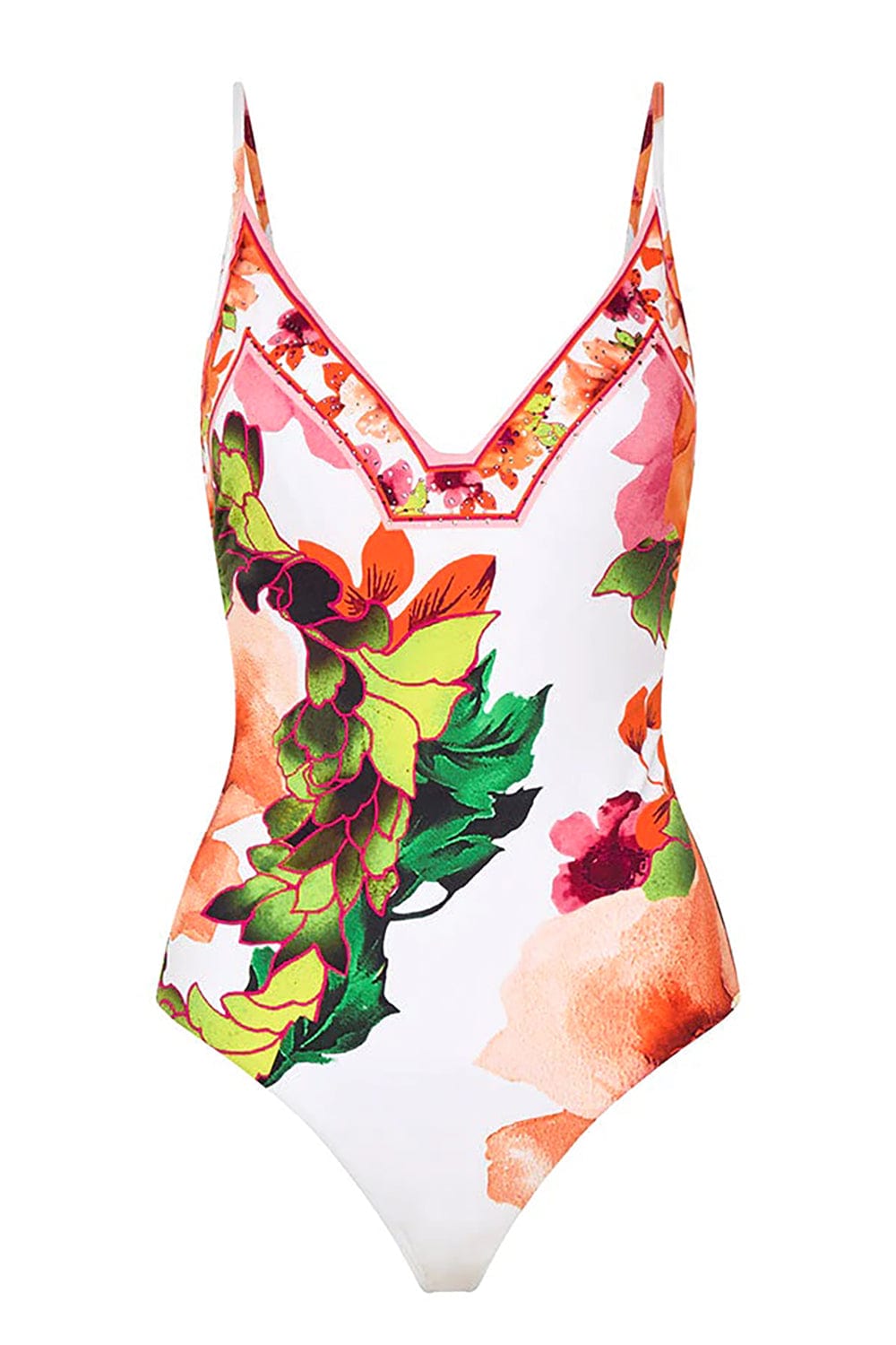 CAMILLA-Wired V Neck One Piece-