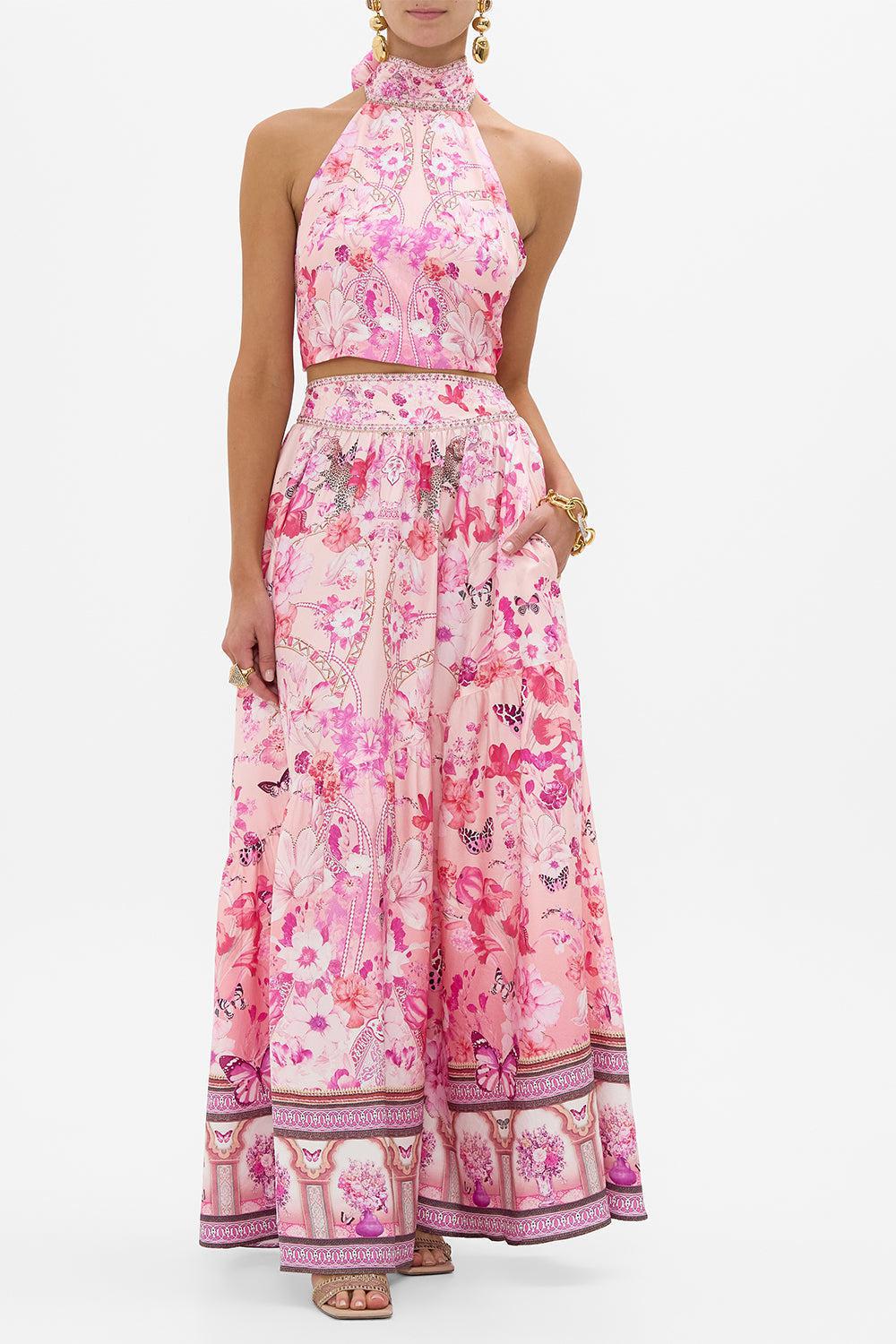 HALTER TIE SLEEVELESS TOP-BOTANOVL-M/L-CLOTHINGTOPBLOUSE-CAMILLA