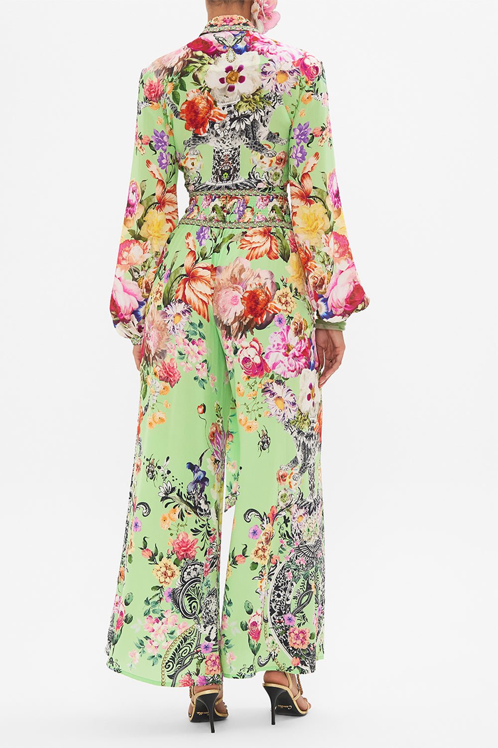 CAMILLA-Cropped Wrap Shirt-