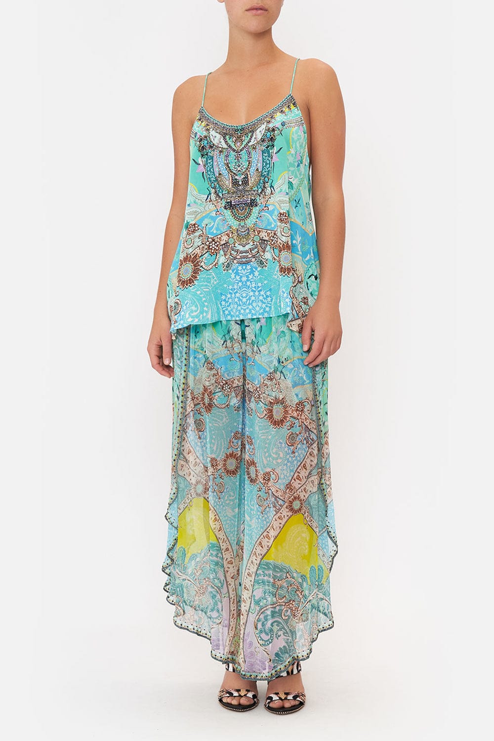 CAMILLA-T Back Shoestring Top-