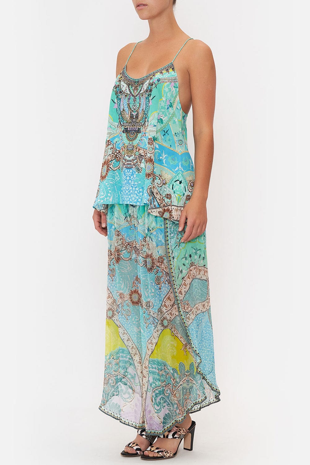 CAMILLA-T Back Shoestring Top-