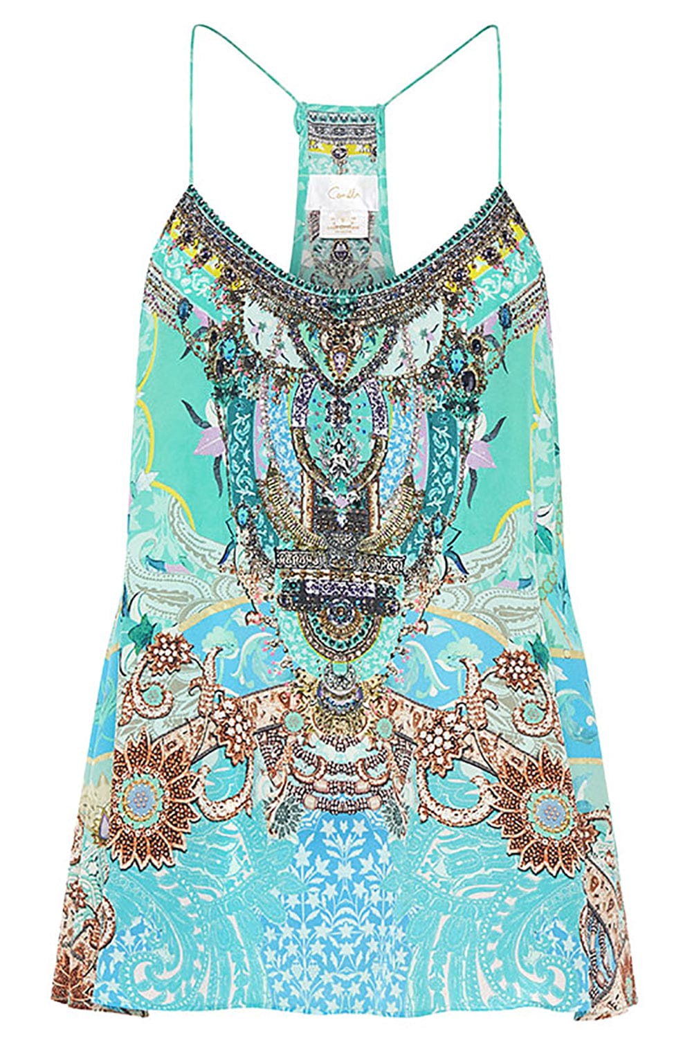 CAMILLA-T Back Shoestring Top-