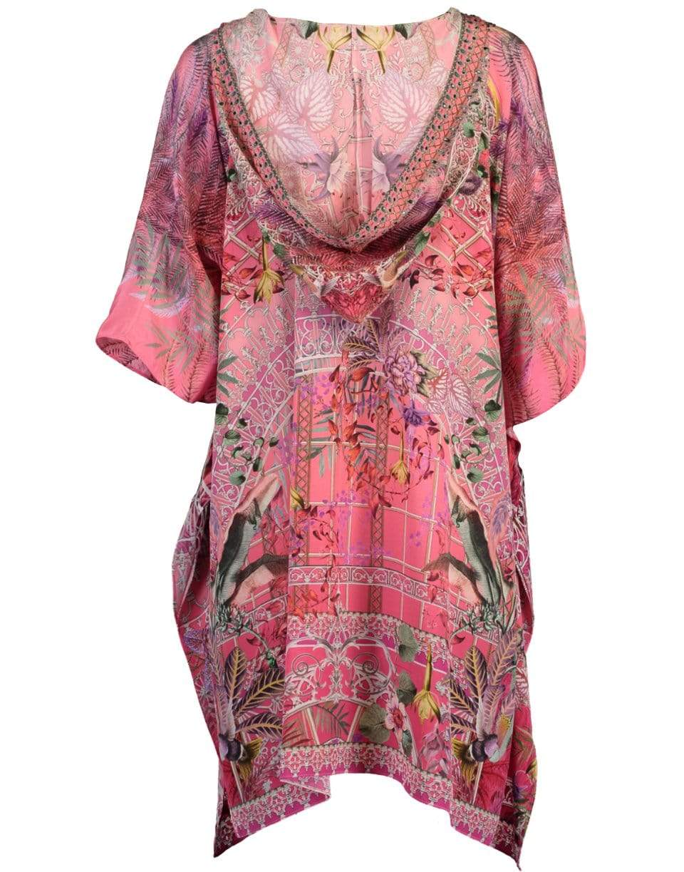 CAMILLA-Short Hooded Kaftan-GLASSHOU