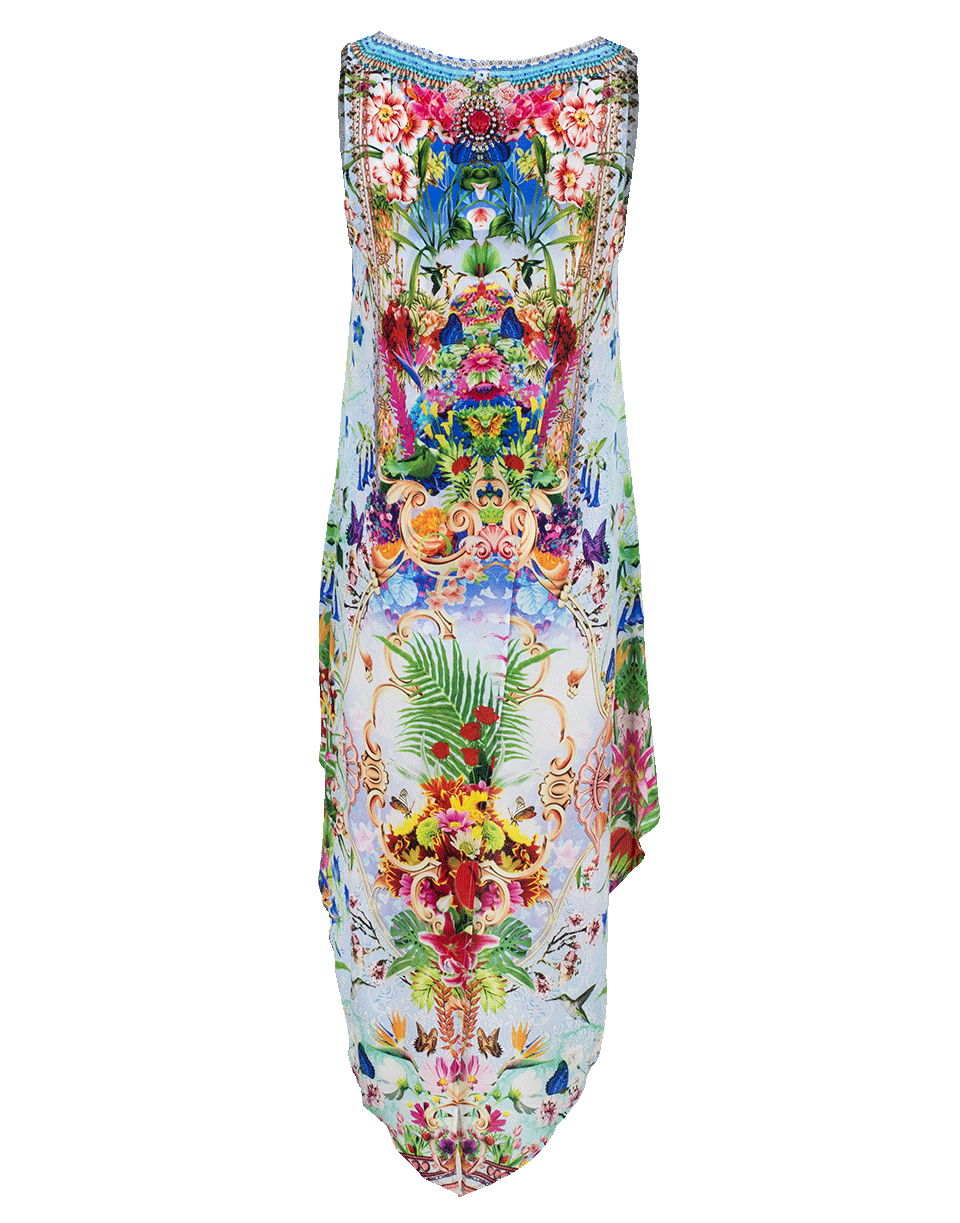 CAMILLA-High Low Cross Back Top-