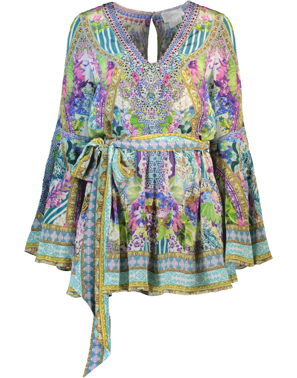 CAMILLA-Wide Sleeve Playsuit-