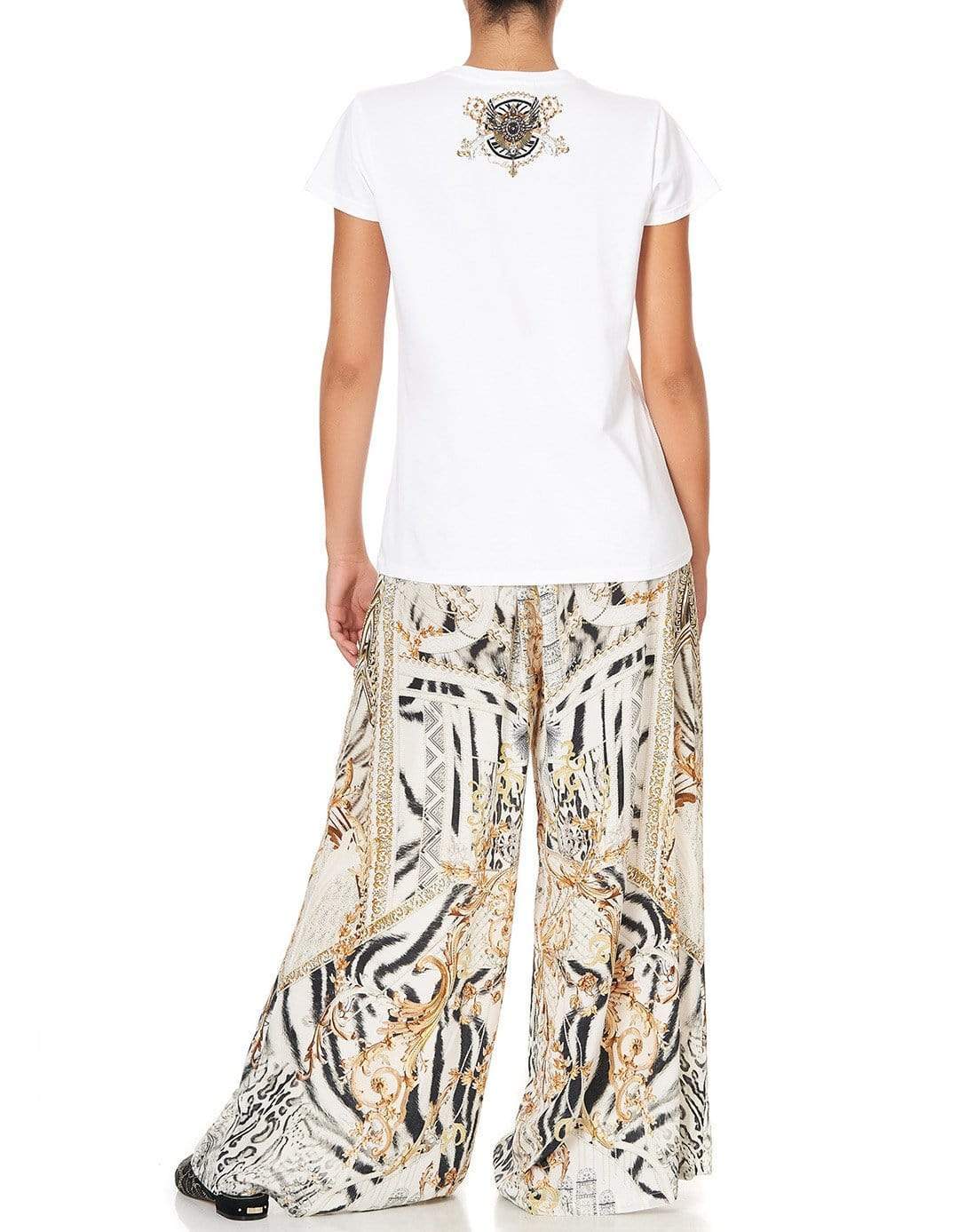 CAMILLA-Gates Of Glory Slim Fit Round Neck T-Shirt-