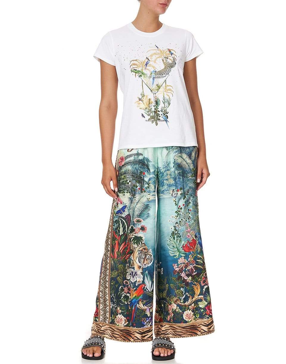 CAMILLA-Slim Fit Round Neck T-Shirt-