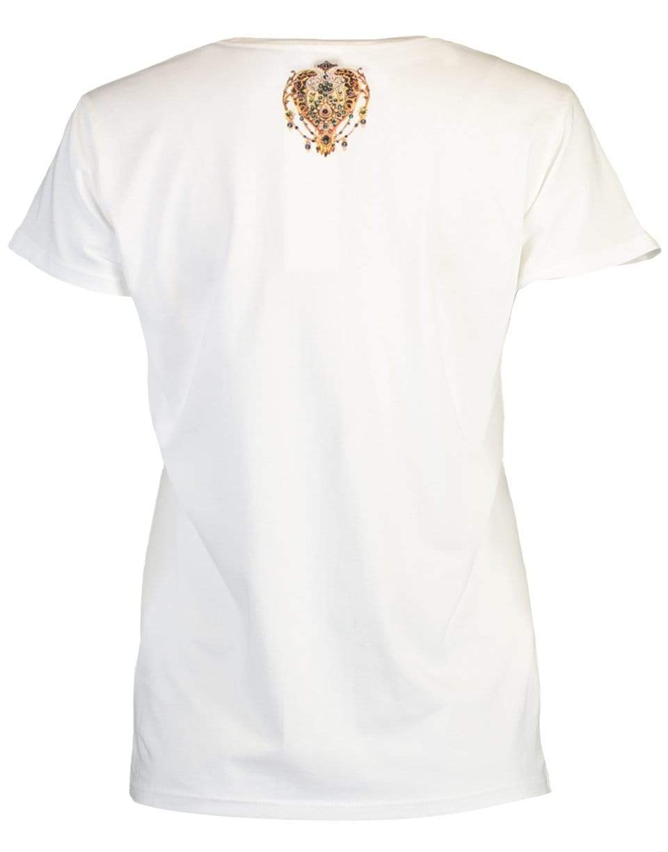 CAMILLA-Slim Fit Round Neck T-Shirt-